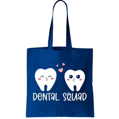 Dental Life Valentine's Day Dental Squad Funny Dentist Tooth Funny Gift Tote Bag