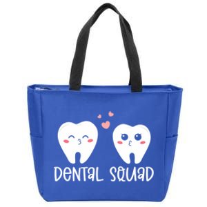 Dental Life Valentine's Day Dental Squad Funny Dentist Tooth Funny Gift Zip Tote Bag