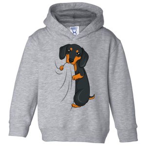 Dachshund Lover Weiner Dog Toddler Hoodie