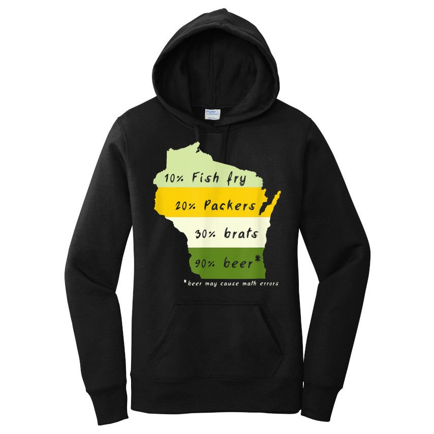 Drink Local Wisconsin Beer Drinking Women's Pullover Hoodie