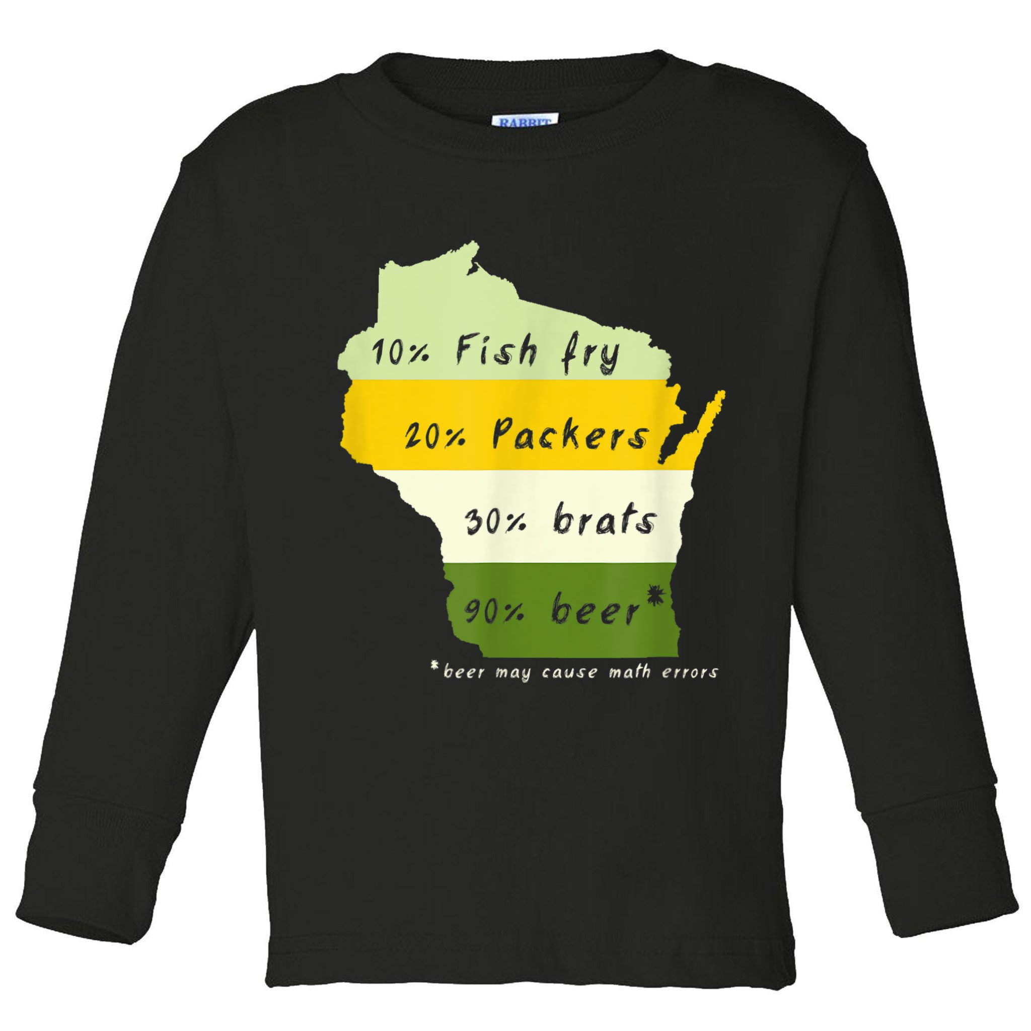 Drink Local Wisconsin Beer Drinking Toddler Long Sleeve Shirt