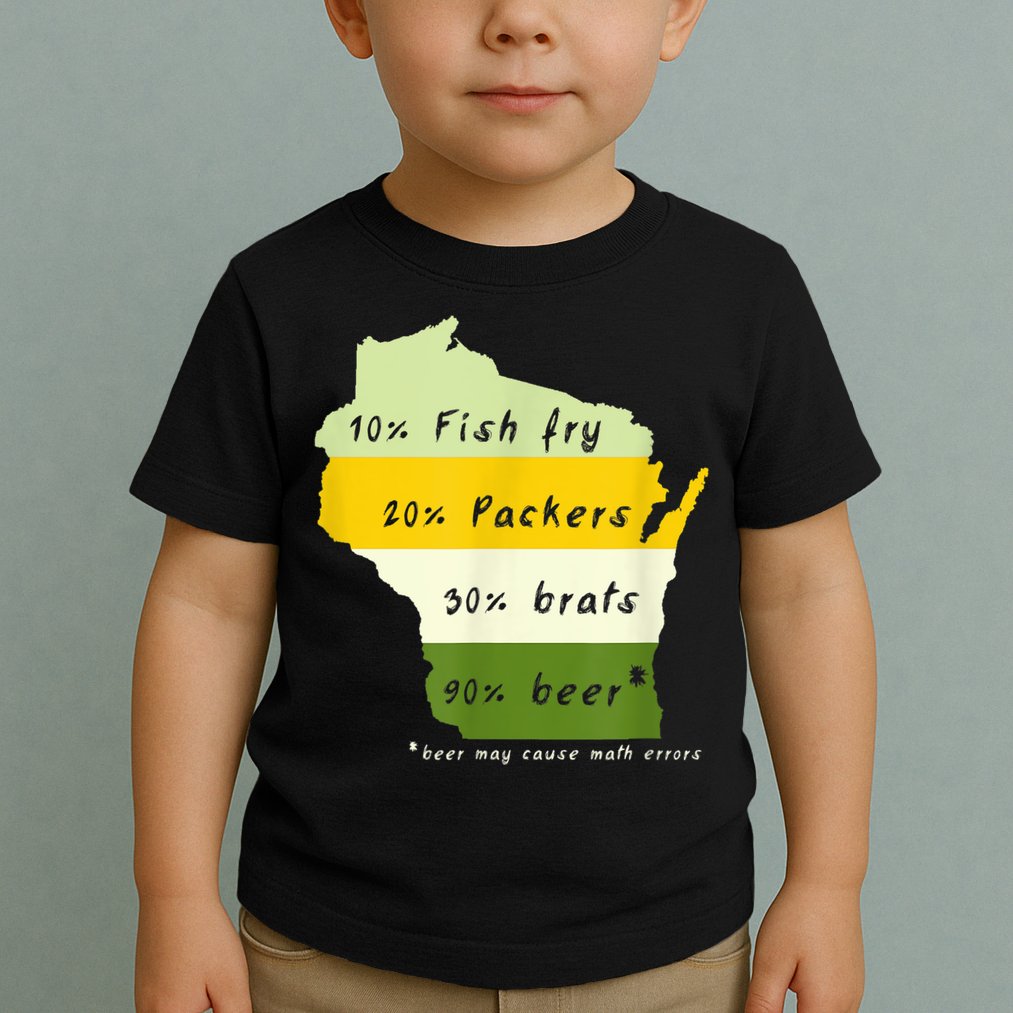 Drink Local Wisconsin Beer Drinking Toddler T-Shirt