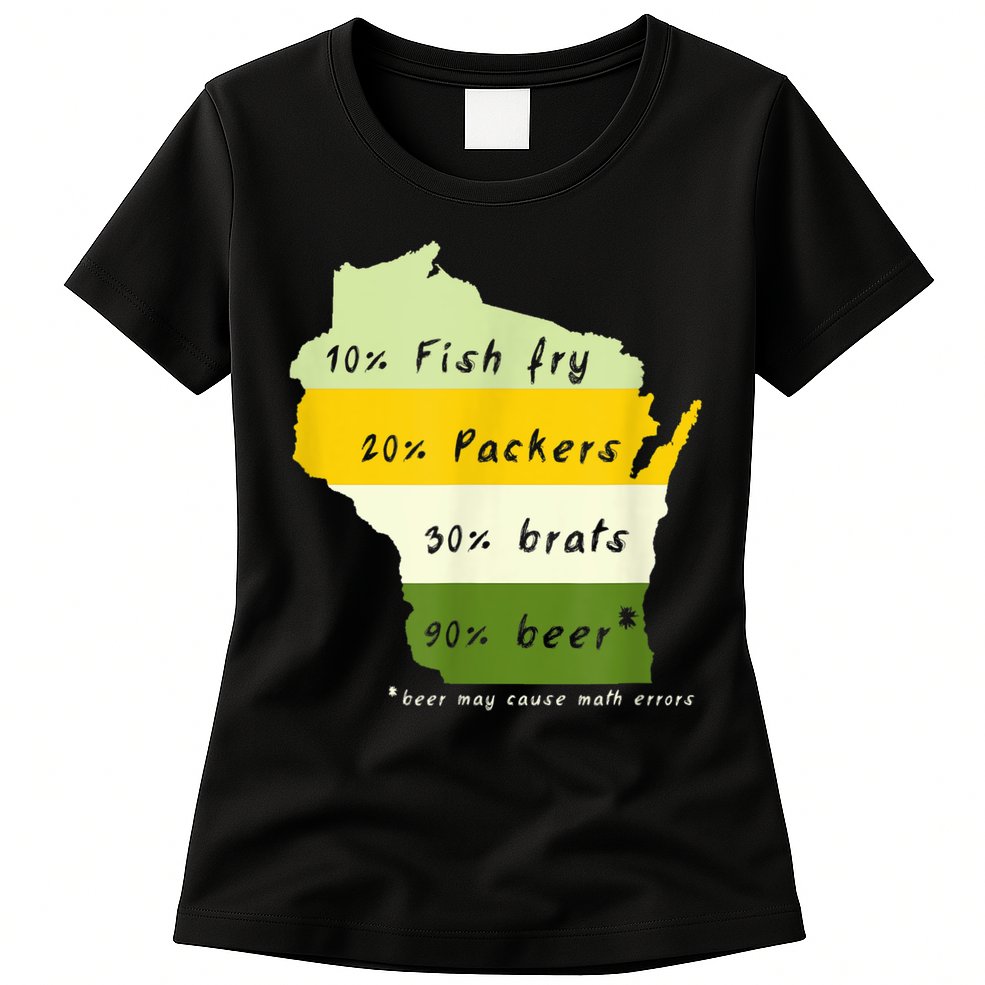 Drink Local Wisconsin Beer Drinking Womens T-Shirt