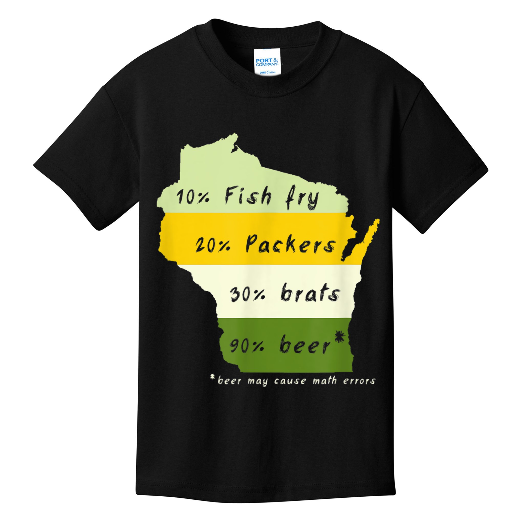 Drink Local Wisconsin Beer Drinking Kids T-Shirt