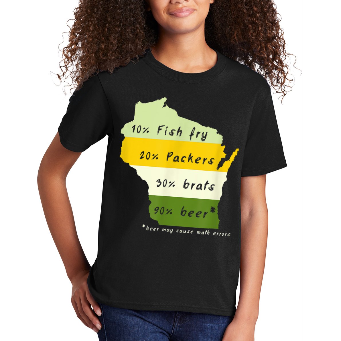 Drink Local Wisconsin Beer Drinking Kids T-Shirt