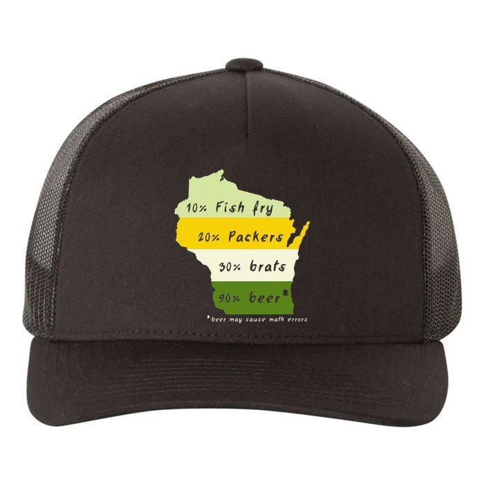 Drink Local Wisconsin Beer Drinking Yupoong Adult 5-Panel Trucker Hat