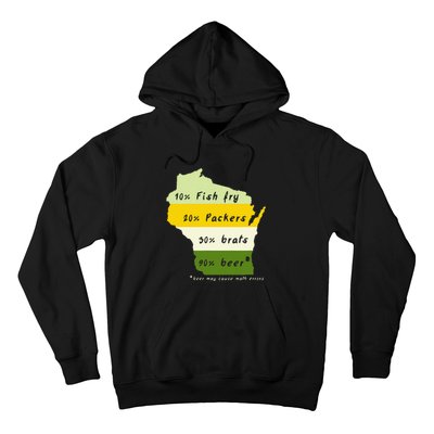 Drink Local Wisconsin Beer Drinking Hoodie