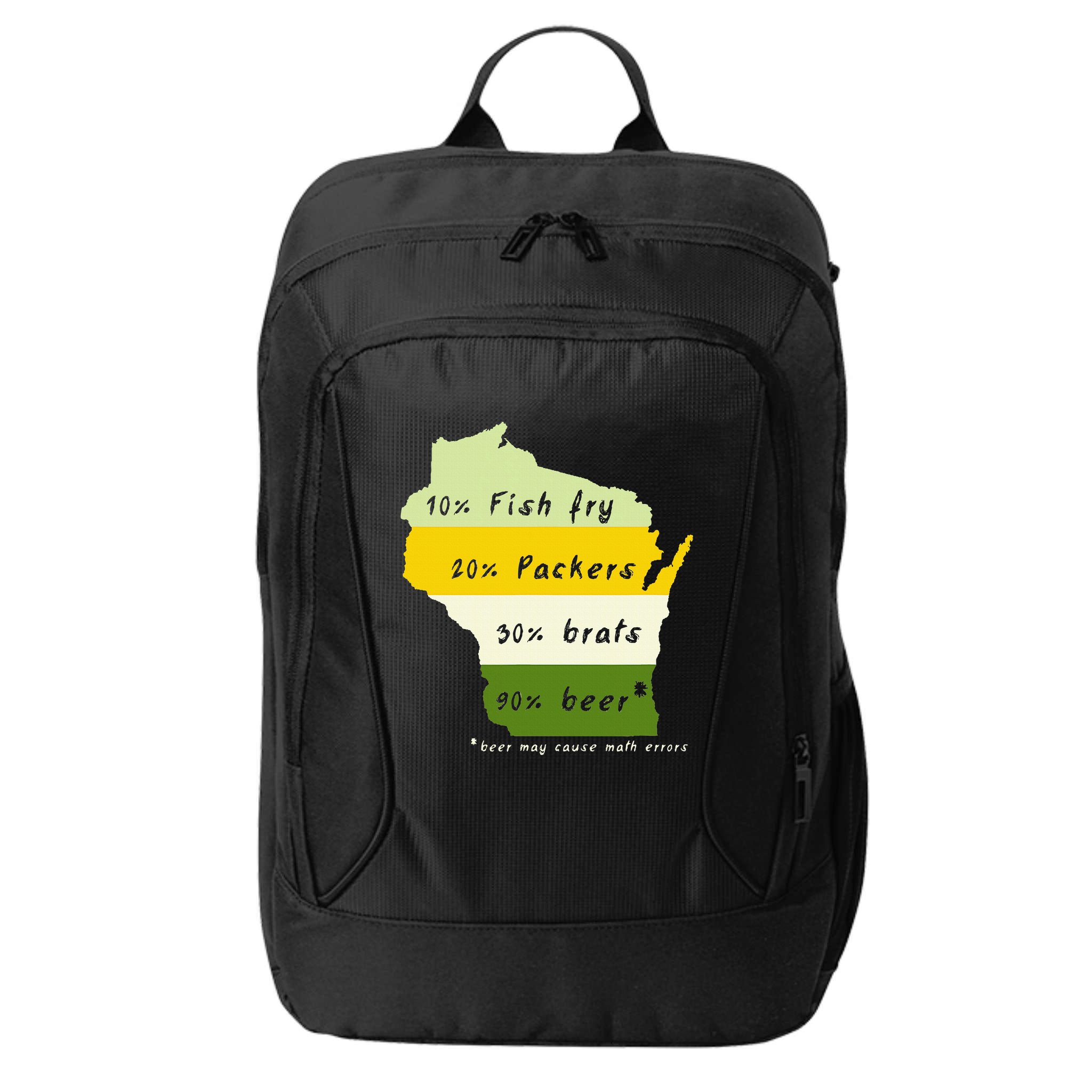 Drink Local Wisconsin Beer Drinking City Backpack