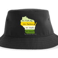 Drink Local Wisconsin Beer Drinking Sustainable Bucket Hat