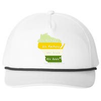 Drink Local Wisconsin Beer Drinking Snapback Five-Panel Rope Hat