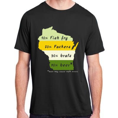 Drink Local Wisconsin Beer Drinking Adult ChromaSoft Performance T-Shirt