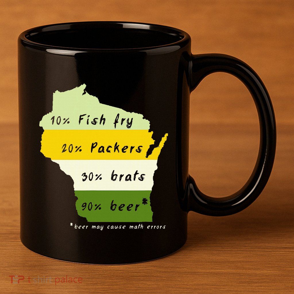 Drink Local Wisconsin Beer Drinking 11oz C Handle Ceramic Mug