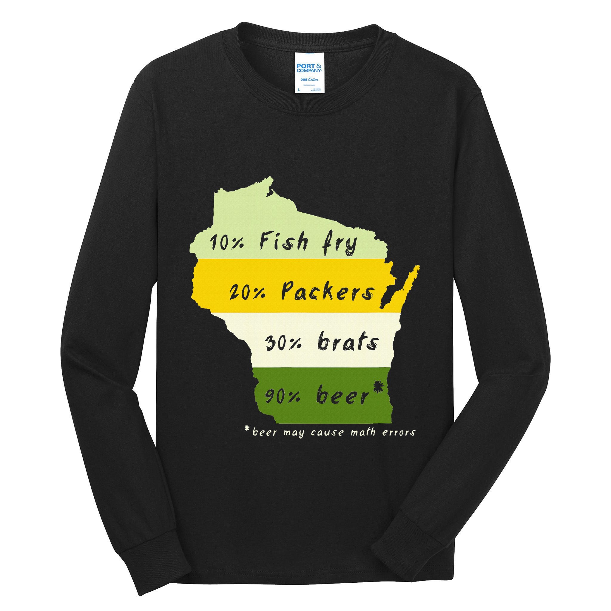 Drink Local Wisconsin Beer Drinking Tall Long Sleeve T-Shirt