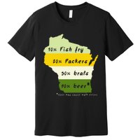 Drink Local Wisconsin Beer Drinking Premium T-Shirt