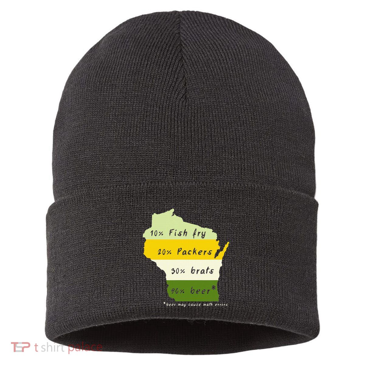 Drink Local Wisconsin Beer Drinking Sustainable Knit Beanie