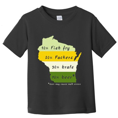 Drink Local Wisconsin Beer Drinking Toddler T-Shirt