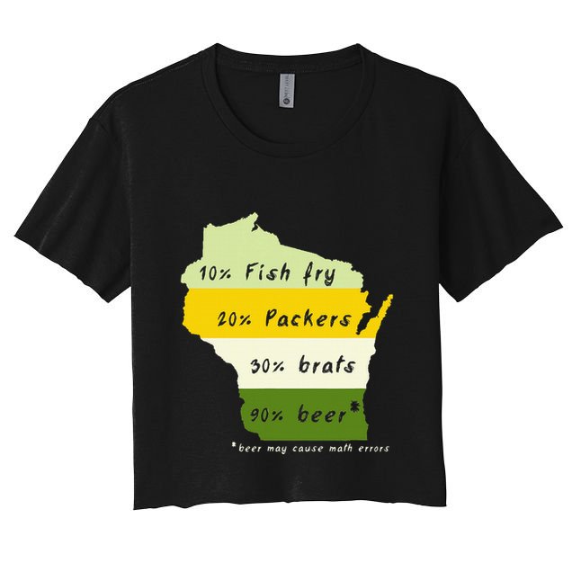 Drink Local Wisconsin Beer Drinking Crop Top