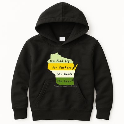 Drink Local Wisconsin Beer Drinking Kids Hoodie