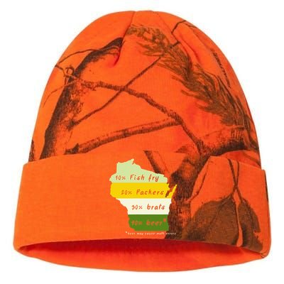 Drink Local Wisconsin Beer Drinking Kati Licensed 12" Camo Beanie