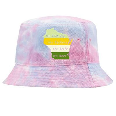 Drink Local Wisconsin Beer Drinking Tie-Dyed Bucket Hat