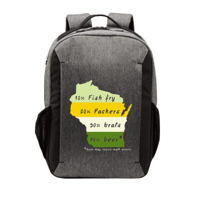 Drink Local Wisconsin Beer Drinking Vector Backpack