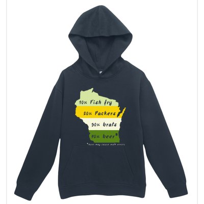 Drink Local Wisconsin Beer Drinking Urban Pullover Hoodie