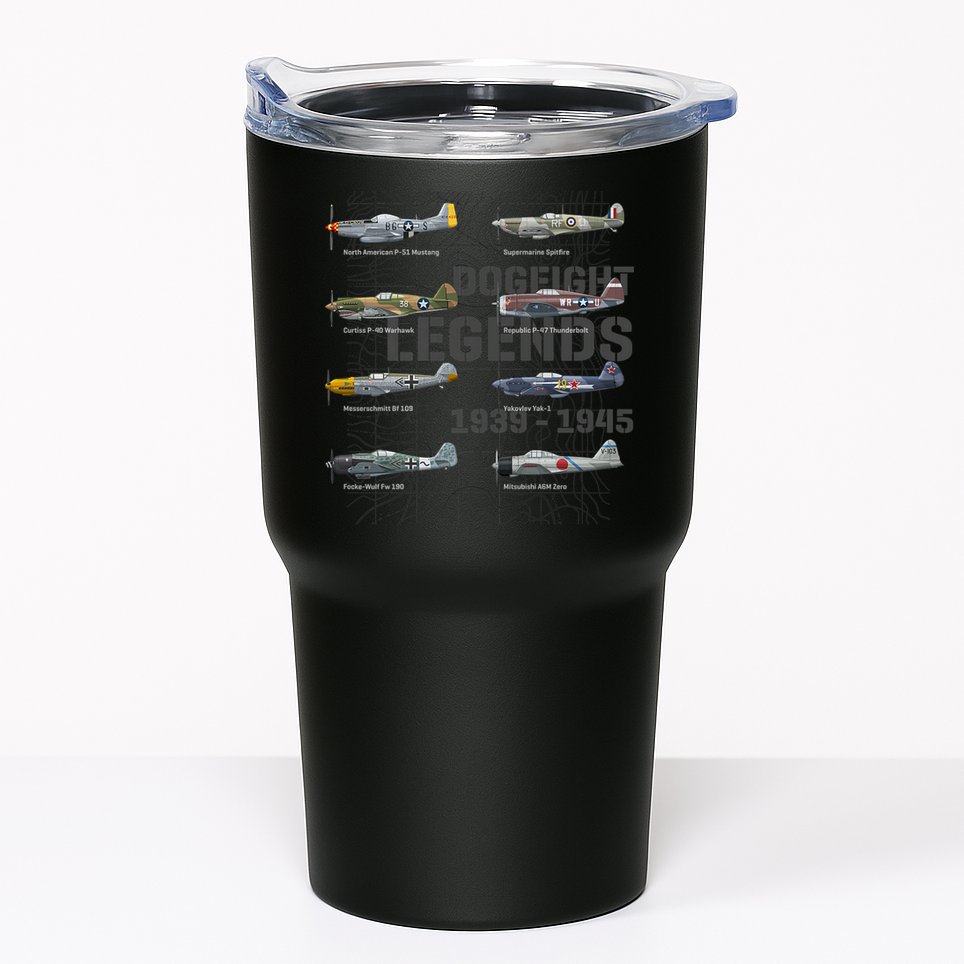 Dogfight Legends WW2 Planes Warbirds Air Fighters Premium Tumbler