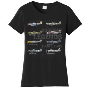 Dogfight Legends WW2 Planes Warbirds Air Fighters Premium Women's T-Shirt