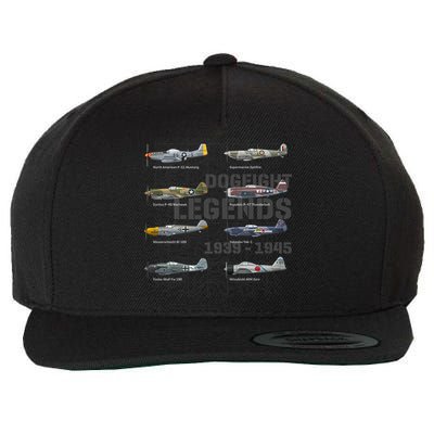 Dogfight Legends WW2 Planes Warbirds Air Fighters Premium Wool Snapback Cap