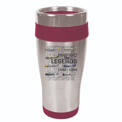 Dogfight Legends WW2 Planes Warbirds Air Fighters Premium 16oz Travel Tumbler