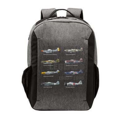 Dogfight Legends WW2 Planes Warbirds Air Fighters Premium Vector Backpack