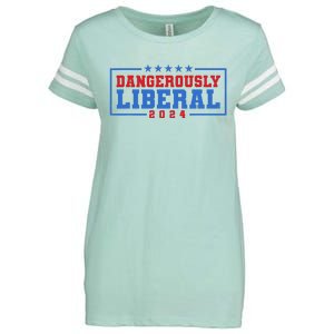 Dangerously Liberal Weak Failed Voting Enza Ladies Jersey Football T-Shirt