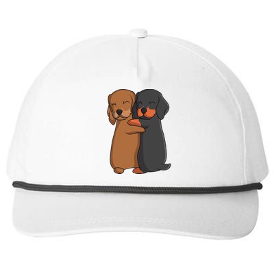 Dachshund Lover Weiner Dog funny pet lover Snapback Five-Panel Rope Hat