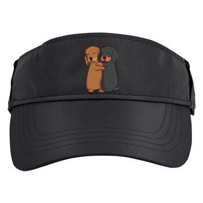 Dachshund Lover Weiner Dog funny pet lover Adult Drive Performance Visor