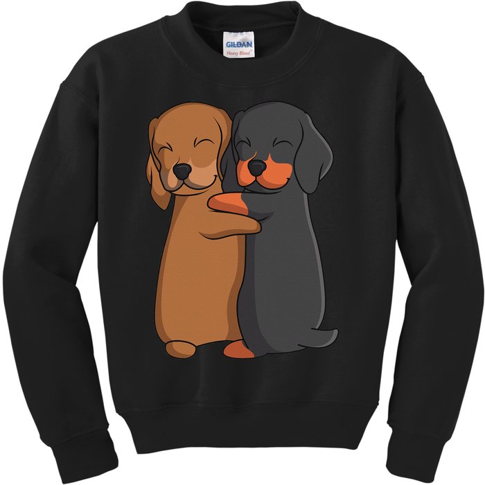 Dachshund Lover Weiner Dog funny pet lover Kids Sweatshirt