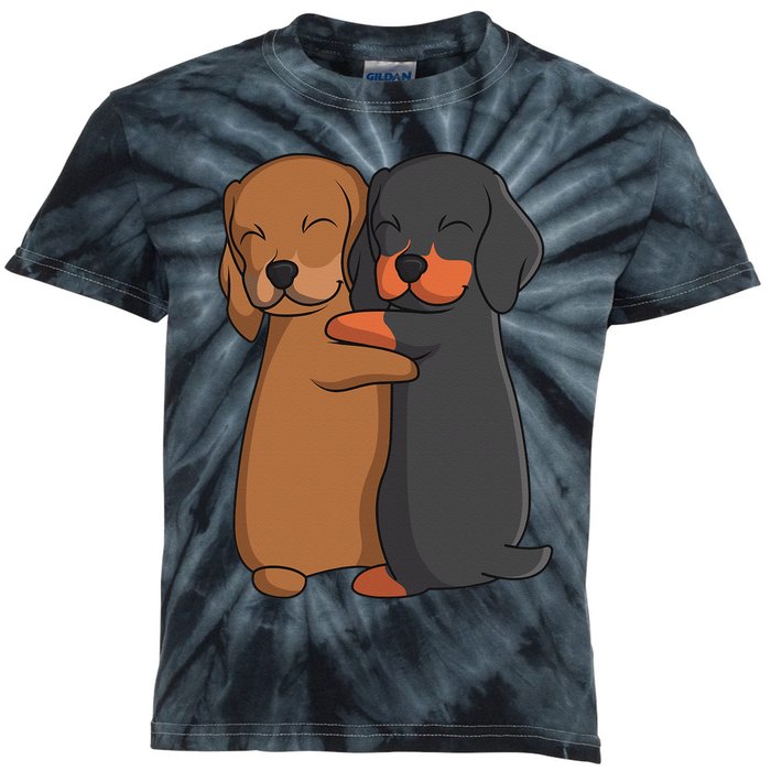 Dachshund Lover Weiner Dog funny pet lover Kids Tie-Dye T-Shirt