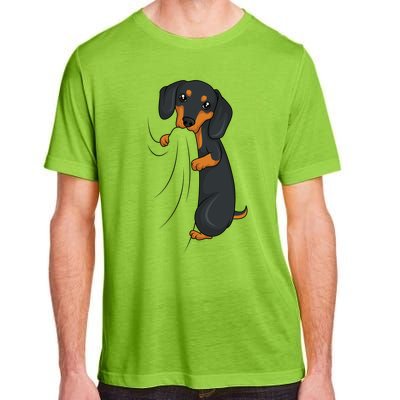 Dachshund Lover Weiner Dog Girls Meaningful Gift Adult ChromaSoft Performance T-Shirt