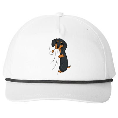 Dachshund Lover Weiner Dog Girls Meaningful Gift Snapback Five-Panel Rope Hat