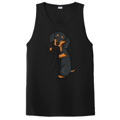 Dachshund Lover Weiner Dog Girls Meaningful Gift PosiCharge Competitor Tank