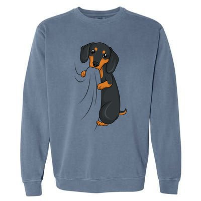 Dachshund Lover Weiner Dog Girls Meaningful Gift Garment-Dyed Sweatshirt