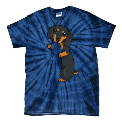 Dachshund Lover Weiner Dog Girls Meaningful Gift Tie-Dye T-Shirt