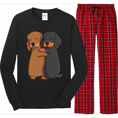 Dachshund Lover Weiner Dog Long Sleeve Pajama Set