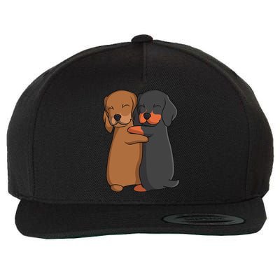 Dachshund Lover Weiner Dog Wool Snapback Cap