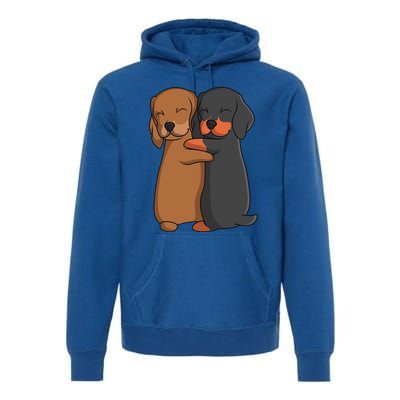 Dachshund Lover Weiner Dog Premium Hoodie