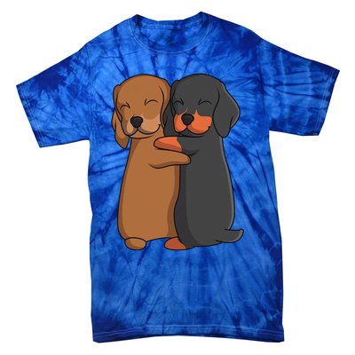 Dachshund Lover Weiner Dog Tie-Dye T-Shirt