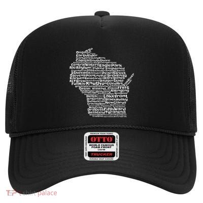 Drink Local Wisconsin Breweries High Crown Mesh Back Trucker Hat