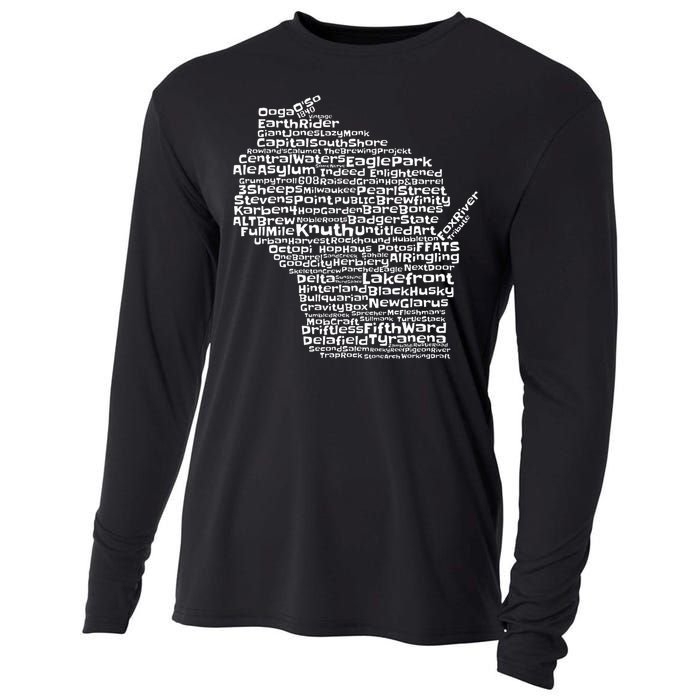 Drink Local Wisconsin Breweries Cooling Performance Long Sleeve Crew