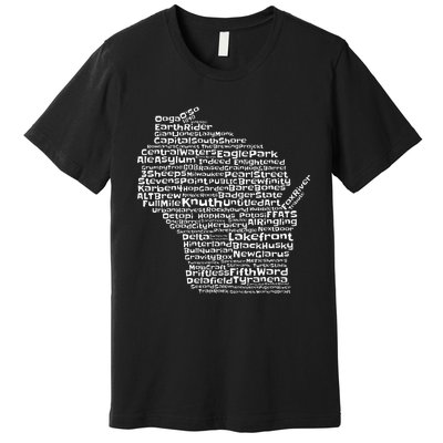 Drink Local Wisconsin Breweries Premium T-Shirt