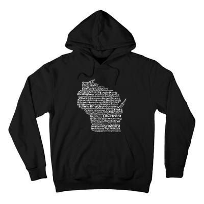 Drink Local Wisconsin Breweries Tall Hoodie