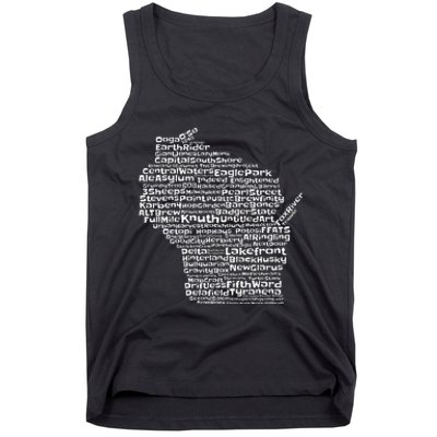 Drink Local Wisconsin Breweries Tank Top